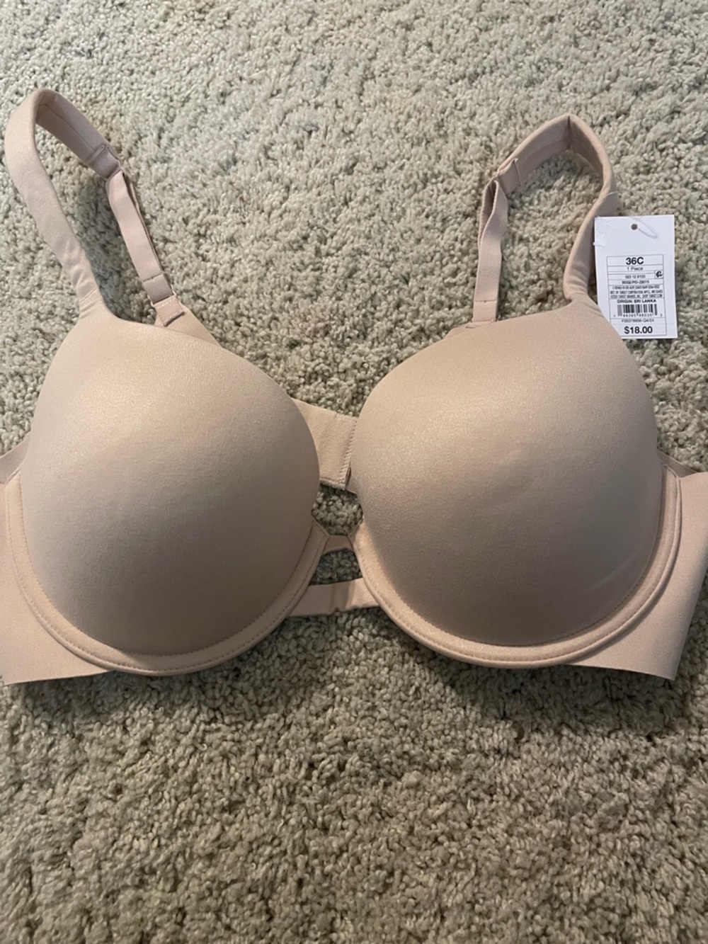 Auden Light Nude Molded T-Shirt Bra - Seamless Support